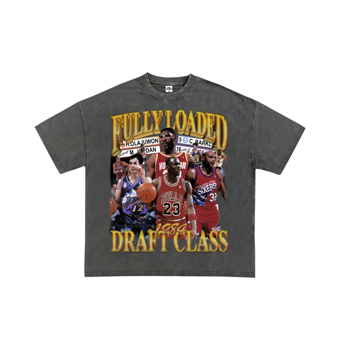 Vintage-inspired 1984 Draft Class Tee - Own a piece of basketball nostalgia