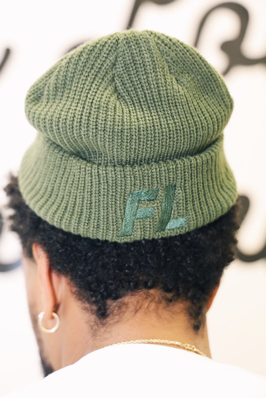 FL Logo Beanie - Stay warm and cozy with versatile accessory.